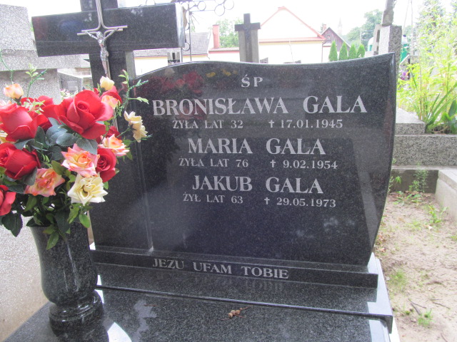 Jakub Gala 1908 Szczepanów - Grobonet - Wyszukiwarka osób pochowanych