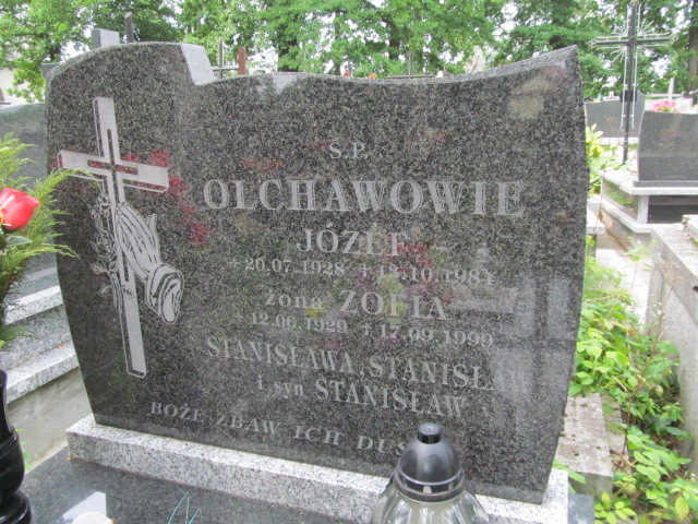 Zofia Olchawa 1929 Szczepanów - Grobonet - Wyszukiwarka osób pochowanych