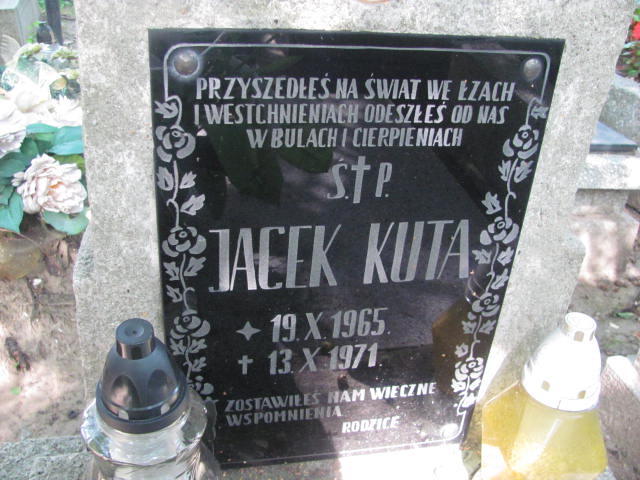 Jacek Kuta 1965 Szczepanów - Grobonet - Wyszukiwarka osób pochowanych