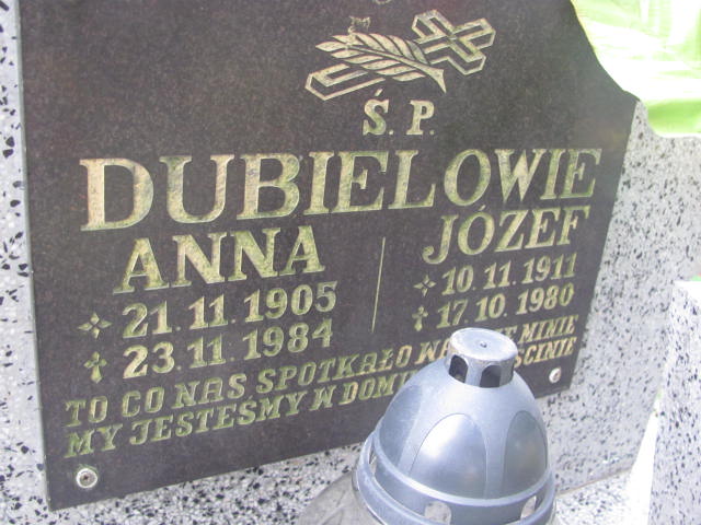 Anna Dubiel 1905 Szczepanów - Grobonet - Wyszukiwarka osób pochowanych