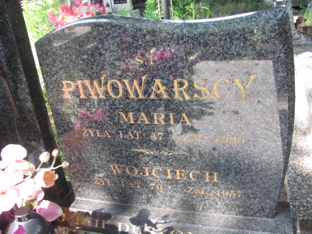 Wojciech Piwowarski Szczepanów - Grobonet - Wyszukiwarka osób pochowanych