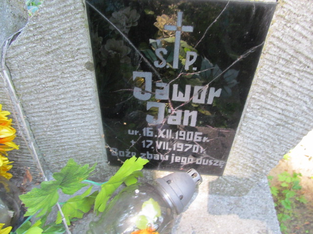 Jan Jawor 1906 Szczepanów - Grobonet - Wyszukiwarka osób pochowanych